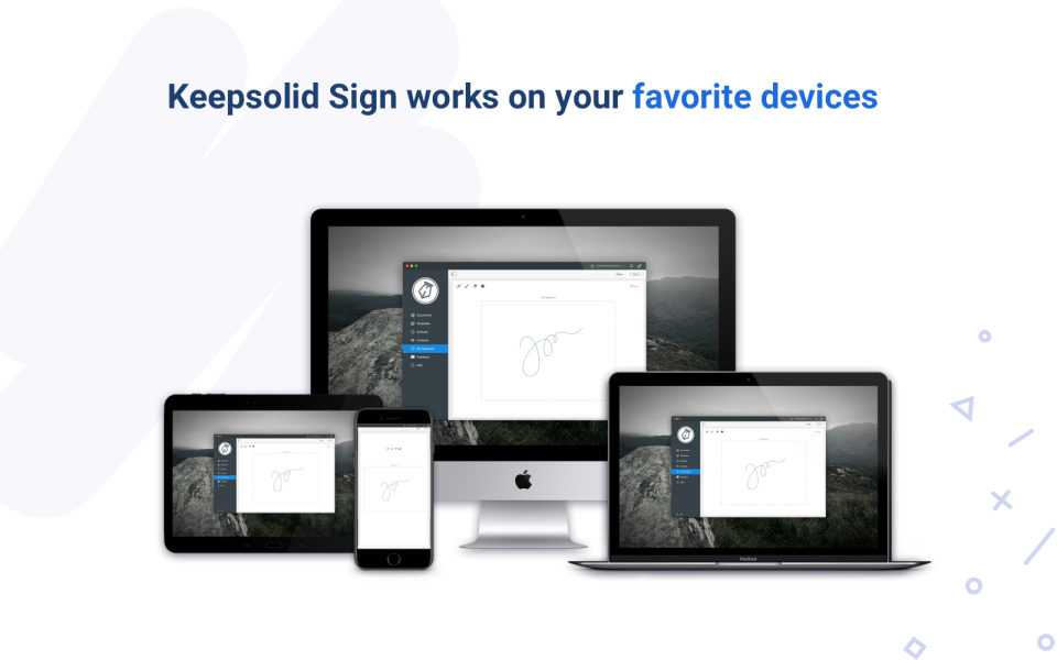 KeepSolid Sign Software - 1
