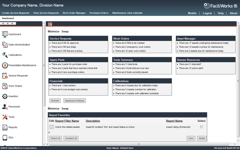 FaciliWorks CMMS
