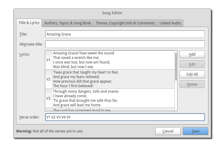 OpenLP Logiciel - 3