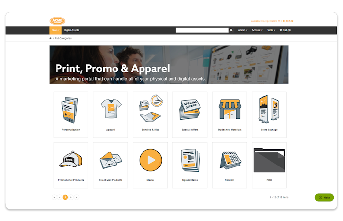Propago screenshot: All-In-One Marketing Asset Portal