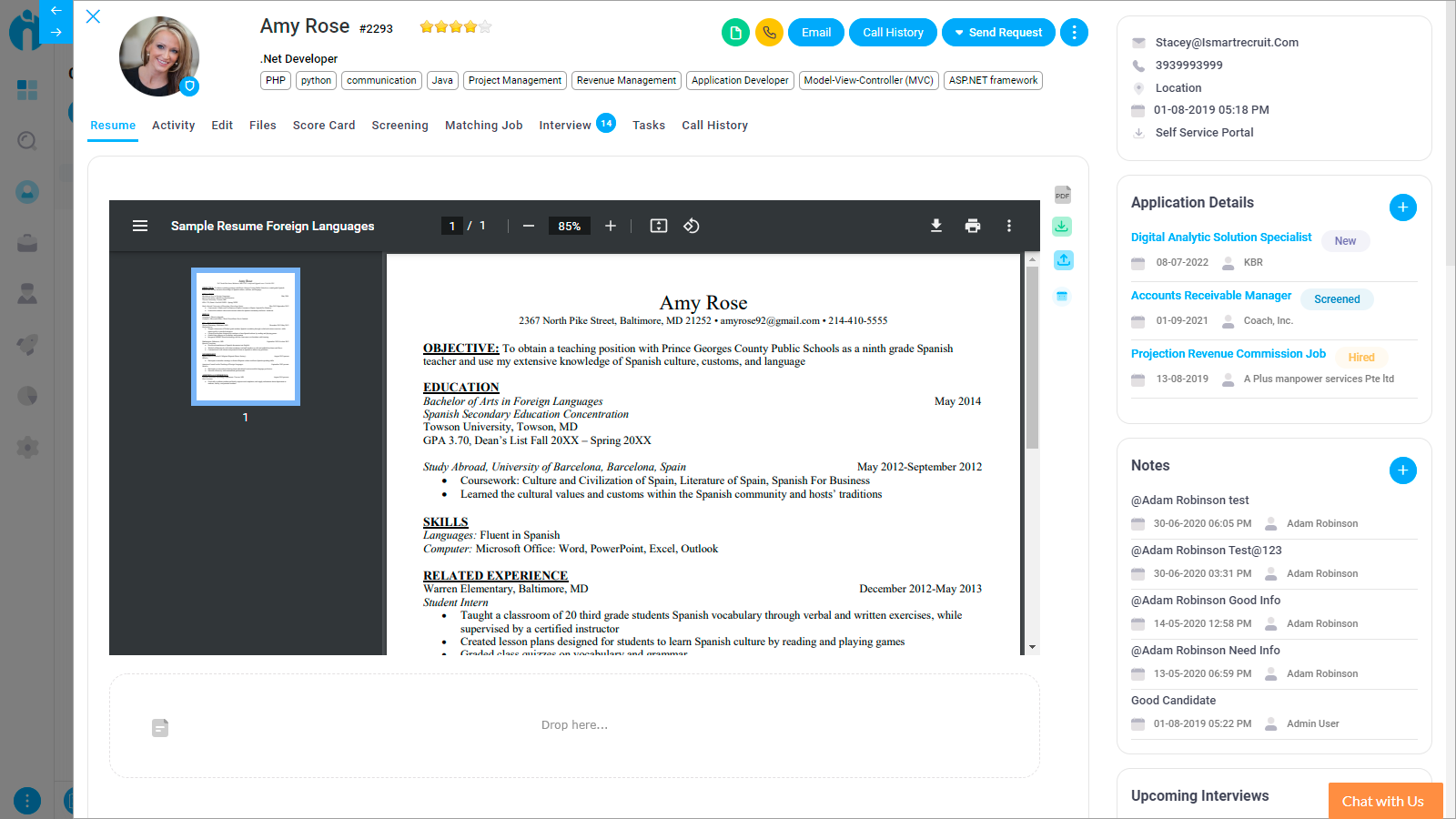 iSmartRecruit Software - 2