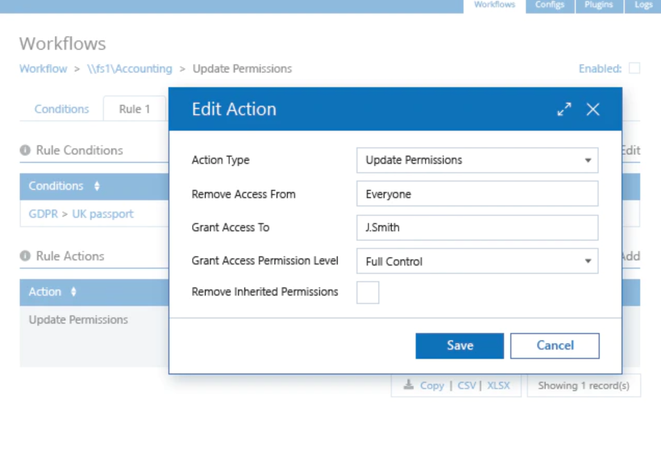 Netwrix Data Classification Software - Netwrix Data Classification update access permissions