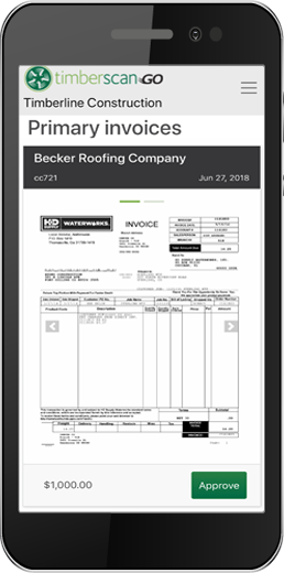 TimberScan screenshot: TimberScan Go mobile application