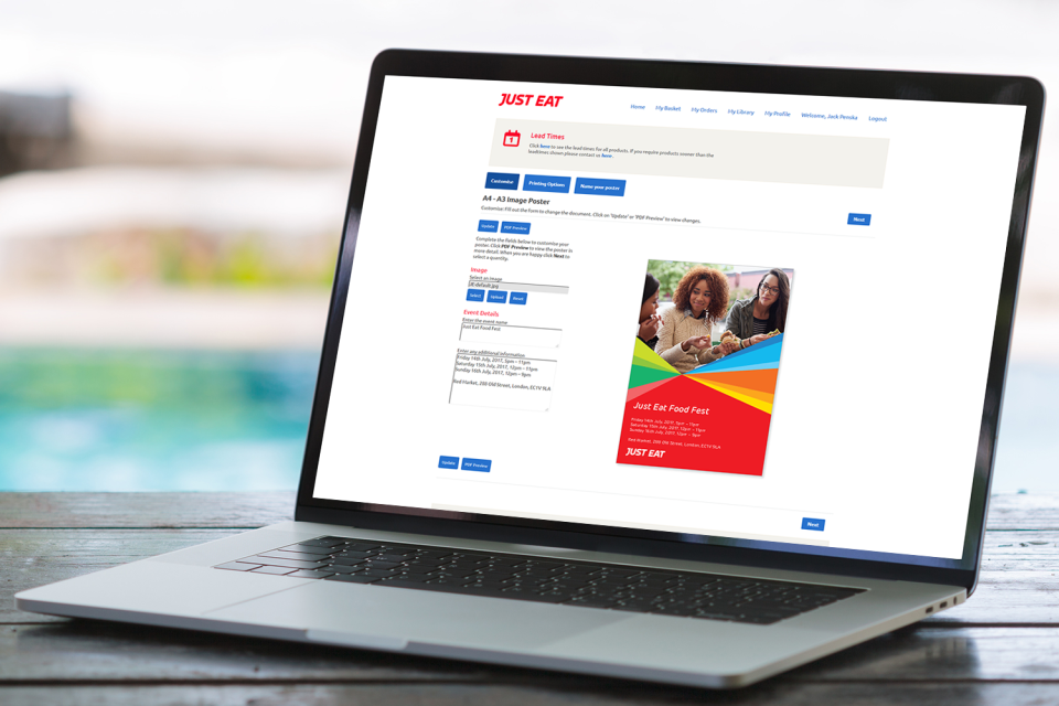 Just Eat Marketing Portal-thumb