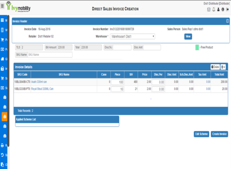 Ivy Mobility Software - 3