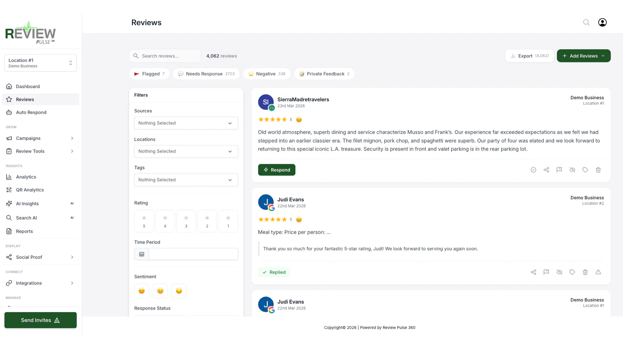 Review Pulse 360 Price, Features, Reviews & Ratings - Capterra India