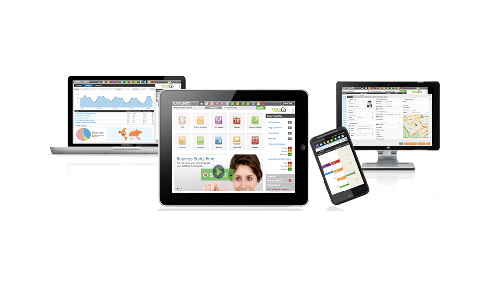 WinWeb screenshot: All devices
