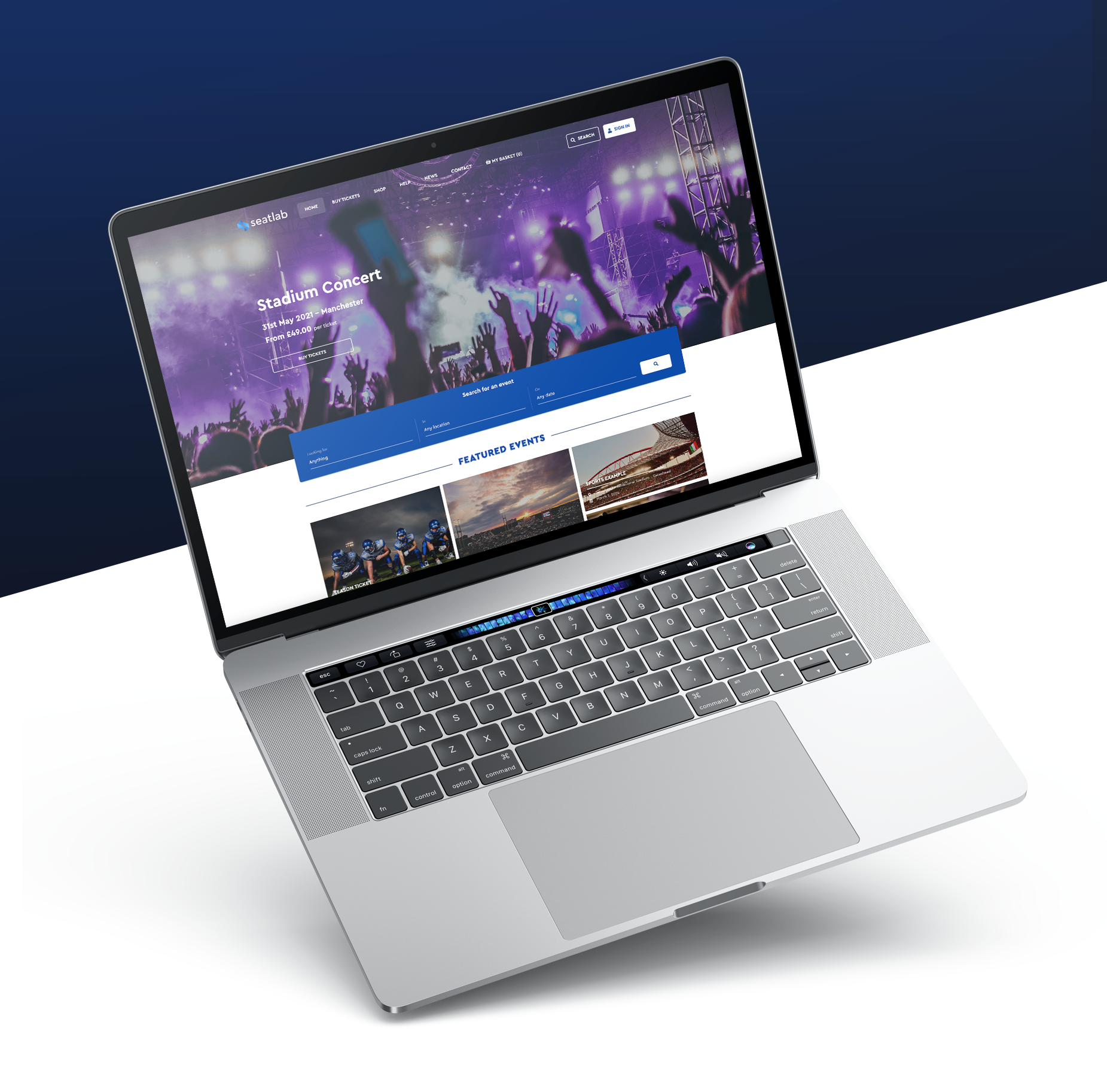 Seatlab screenshot: The Seatlab all-in-one event management and ticketing platform.