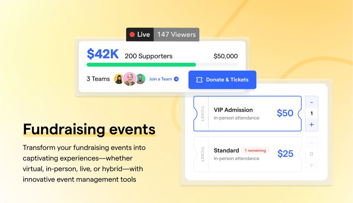 Givebutter Software - Free, modern tools for nonprofits that can help you plan your fundraising event with ease and even have some fun while doing it.