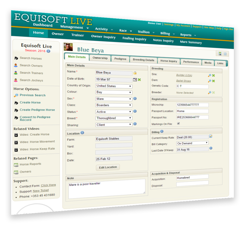 Equisoft Live Software - 2