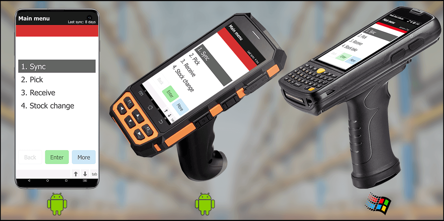 Android and Windows-compatible barcoding solution