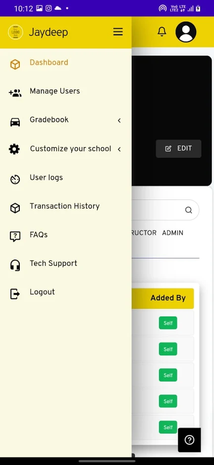 Driving GradeBook Software - 2