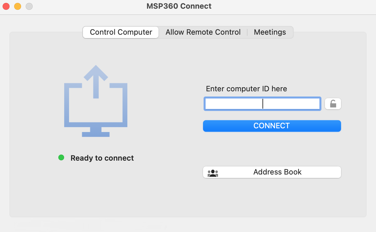 MSP360 Connect Software - Connect - macOS