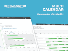 Rentals United Software - Manage your availability with multi calendar with ease