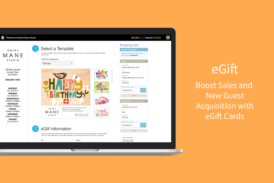 Meevo 2 Software - Drive revenue with Meevo 2's secure, easy to use eGift card platform.
