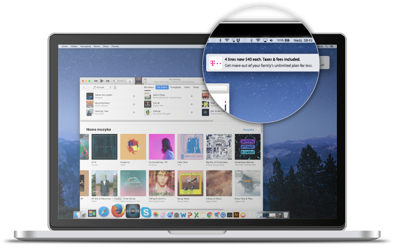Notifications can be pushed to customers on their web browser on desktop or mobile