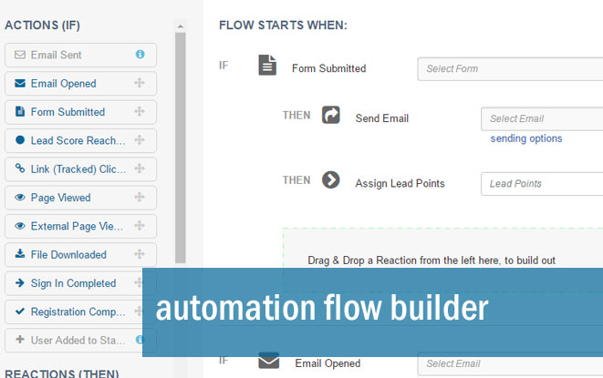 Automation flow builder