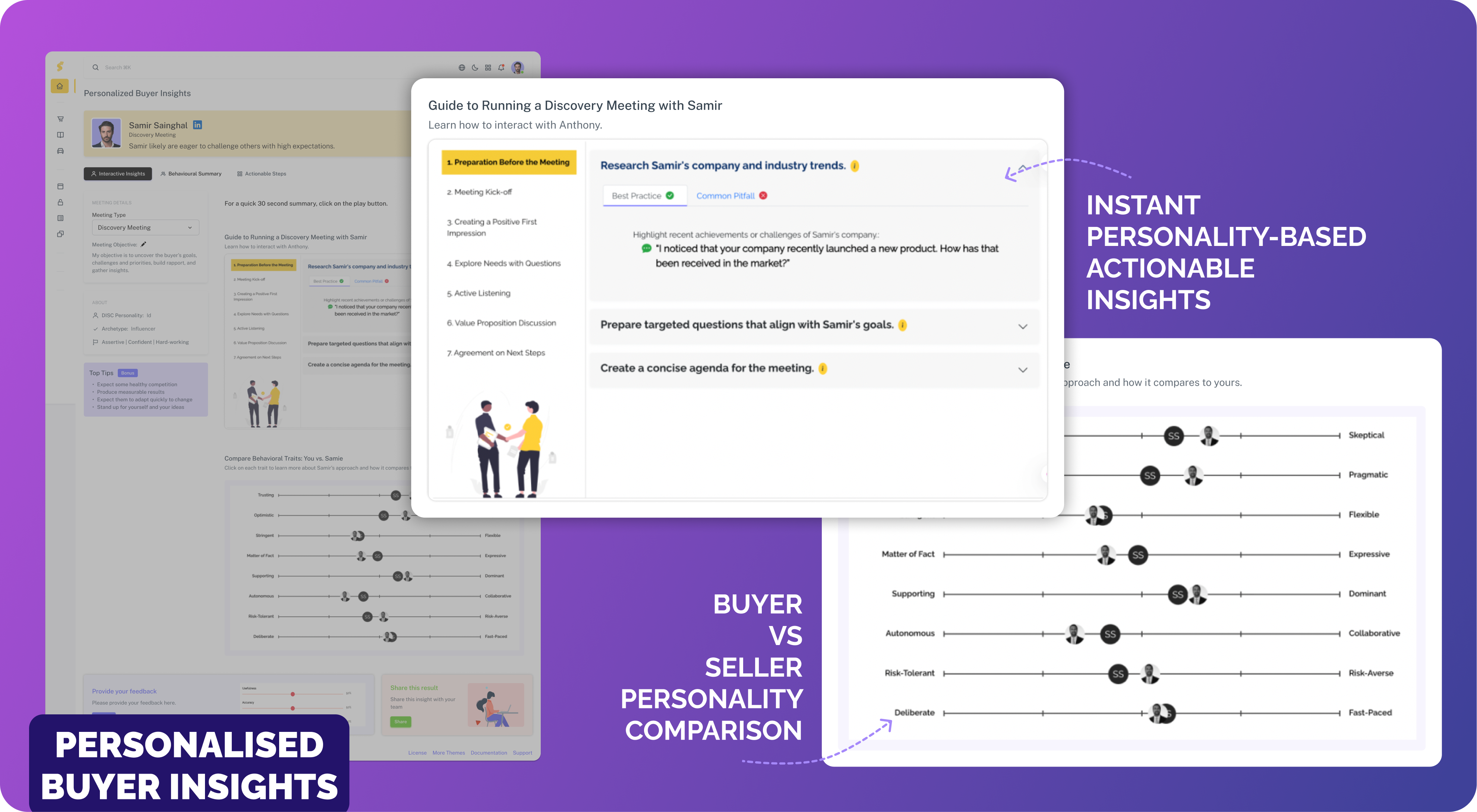 Skwill AI screenshot: Skwill AI personalized buyer insights 