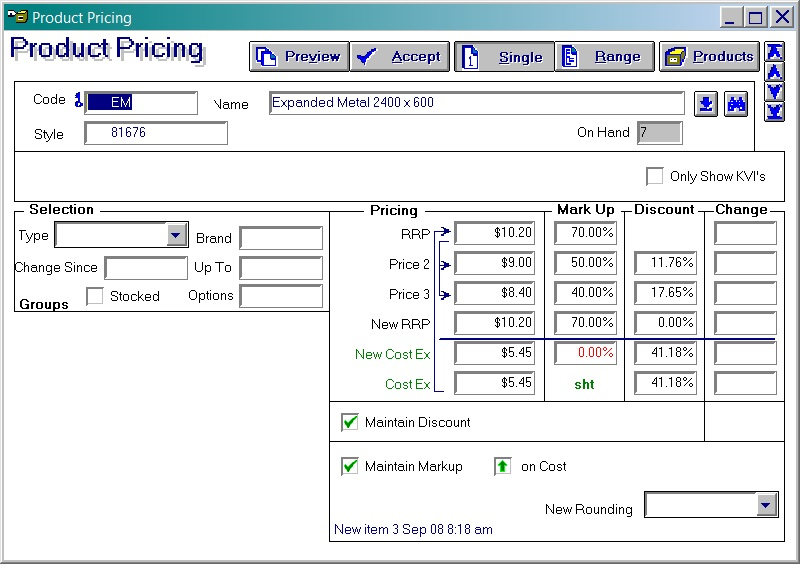 Acumen Software - Product Pricing