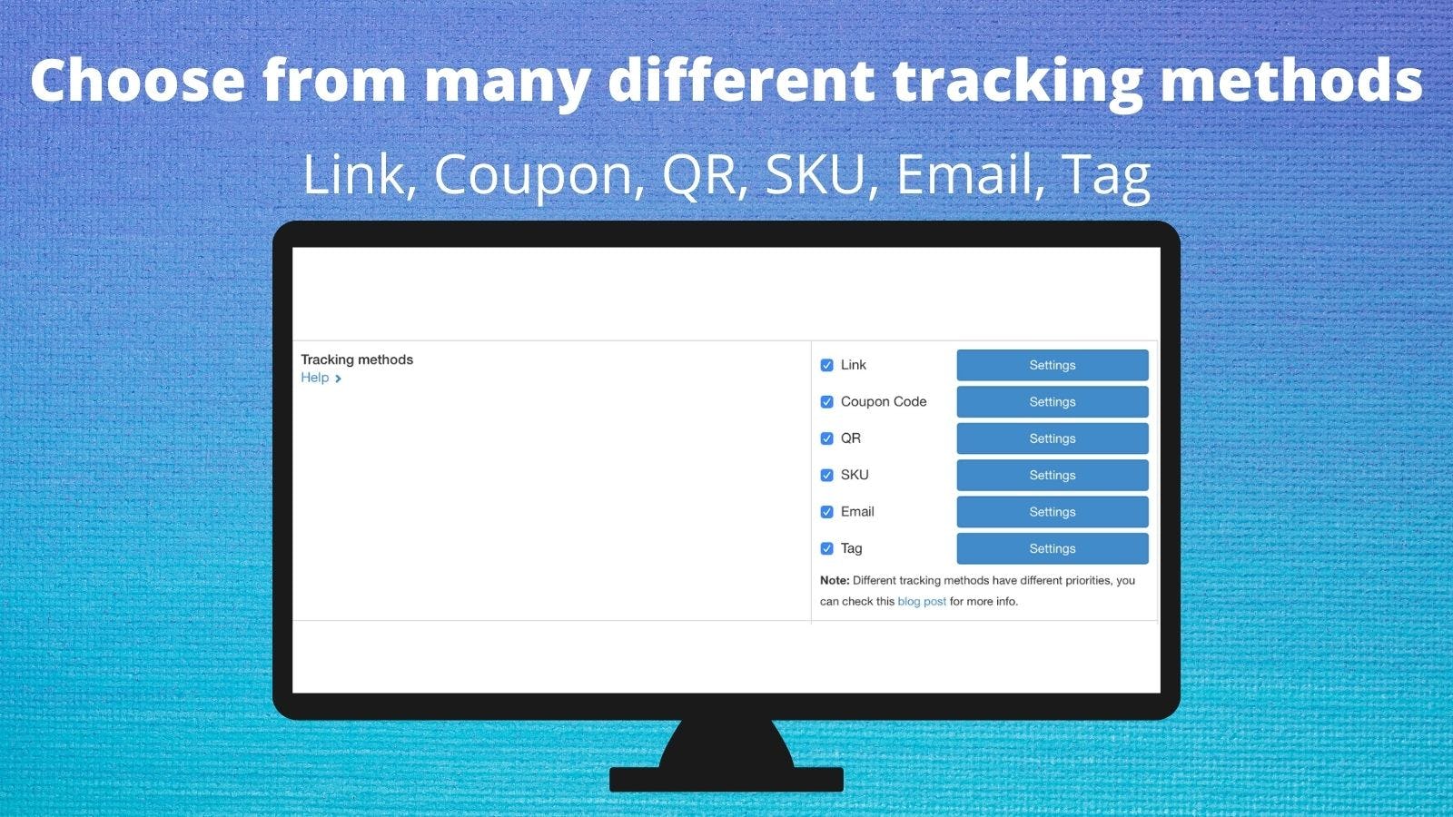 Affiliatly Software - Tracking methods