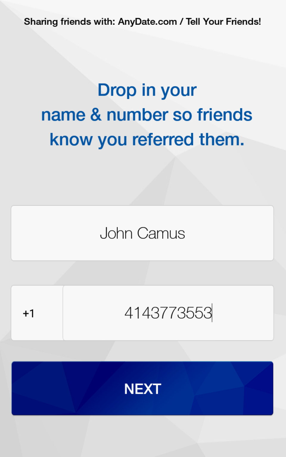 User enters name & number-thumb