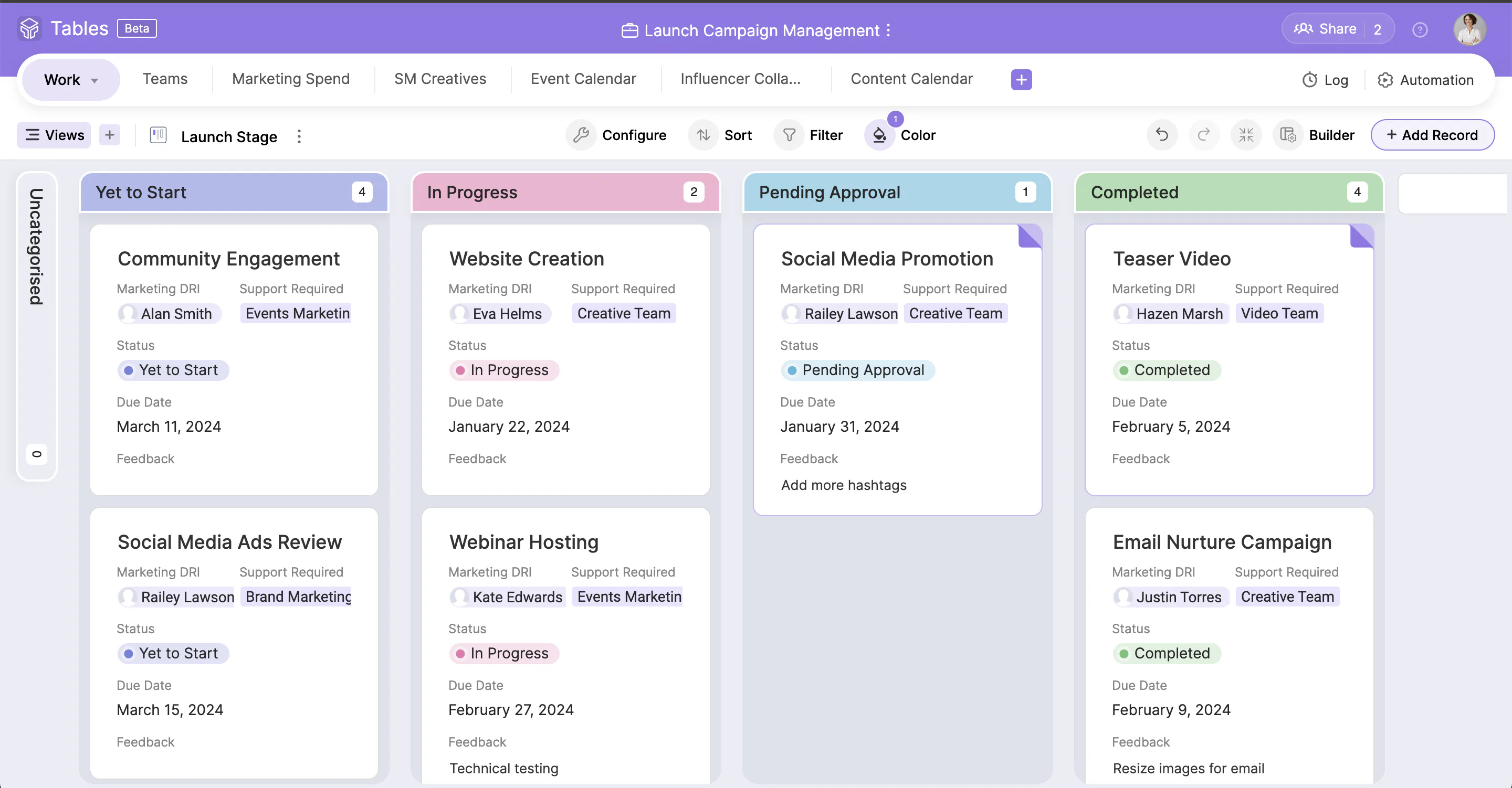 Software Table Zoho Tables Reviews, Cost & Features | GetApp Australia 2026