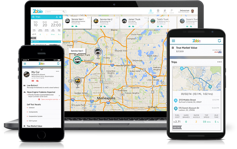 Zubie screenshot: Zubie is a cloud-based solution that is compatible with use on desktop computers, laptops and mobile phones with native app support