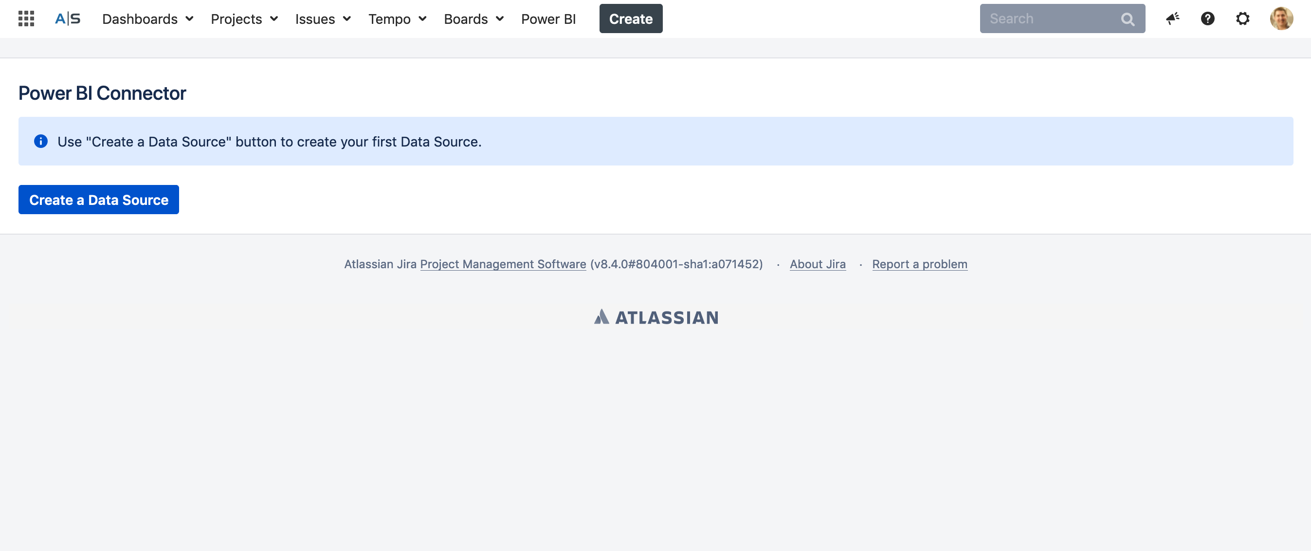 Create a data source in Jira