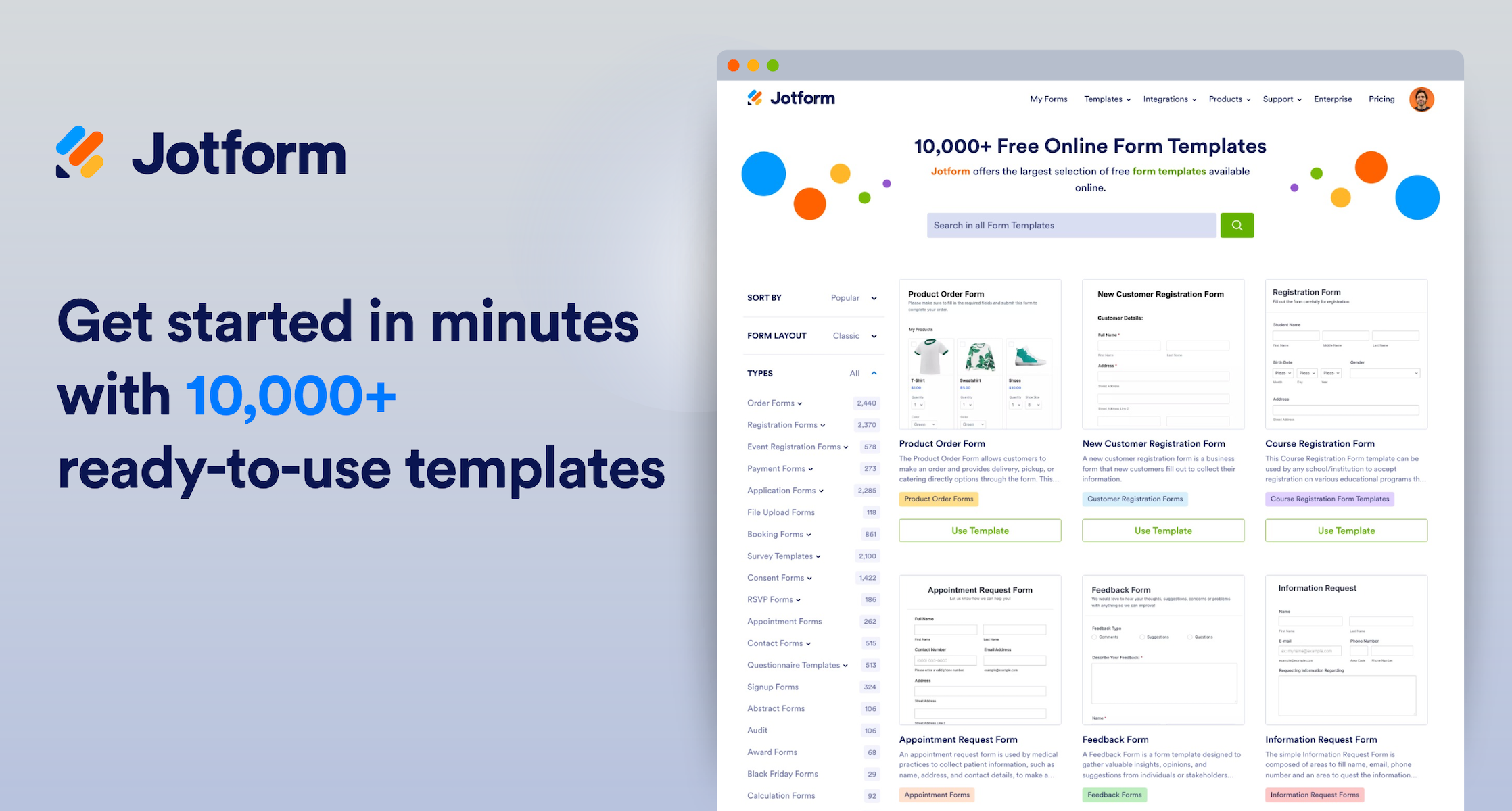 Jotform Software - Jotform online form templates