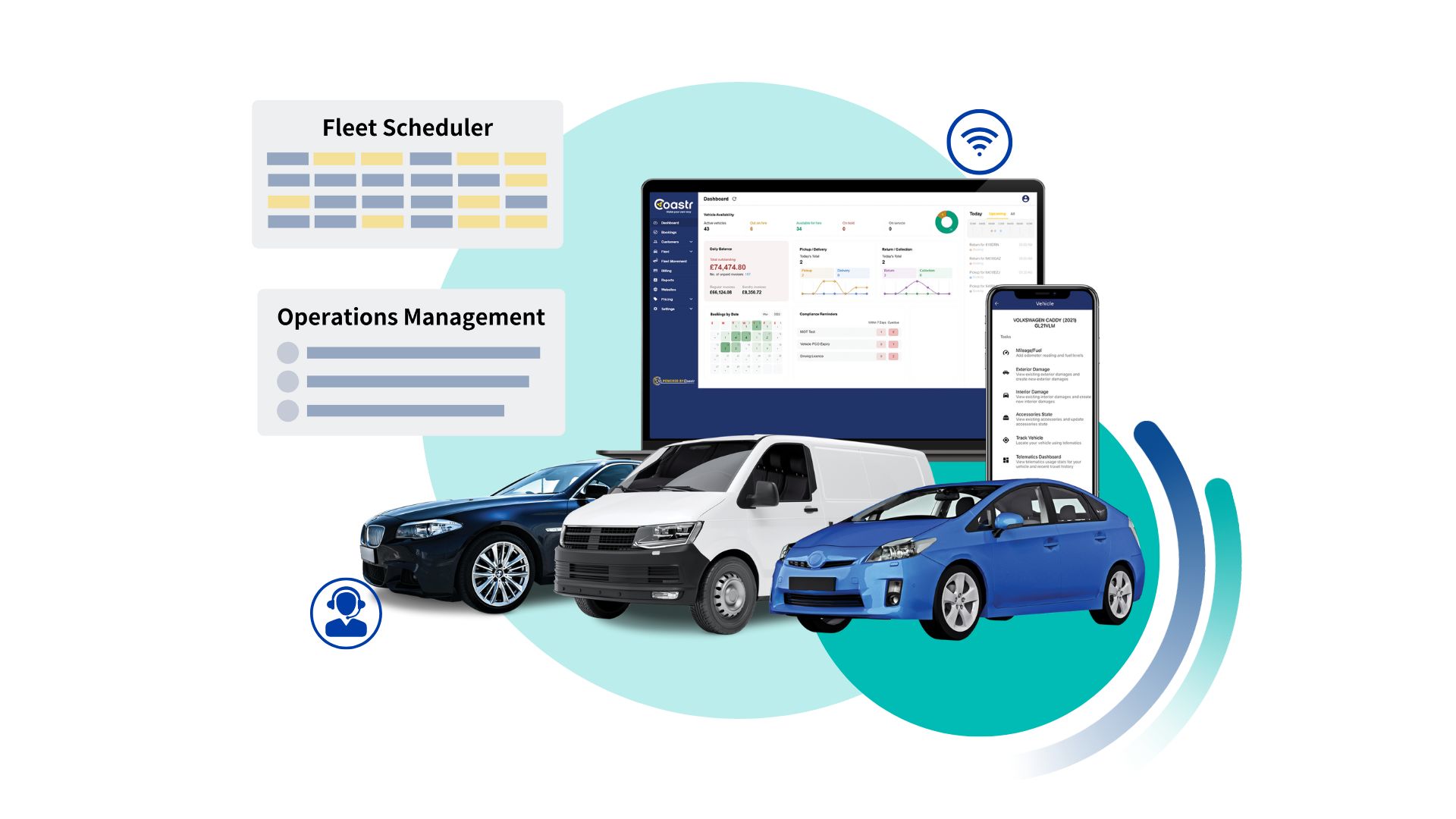 Coastr screenshot: Coastr- The Only All-in-One Fleet & Vehicle Rental Management Software in the Market