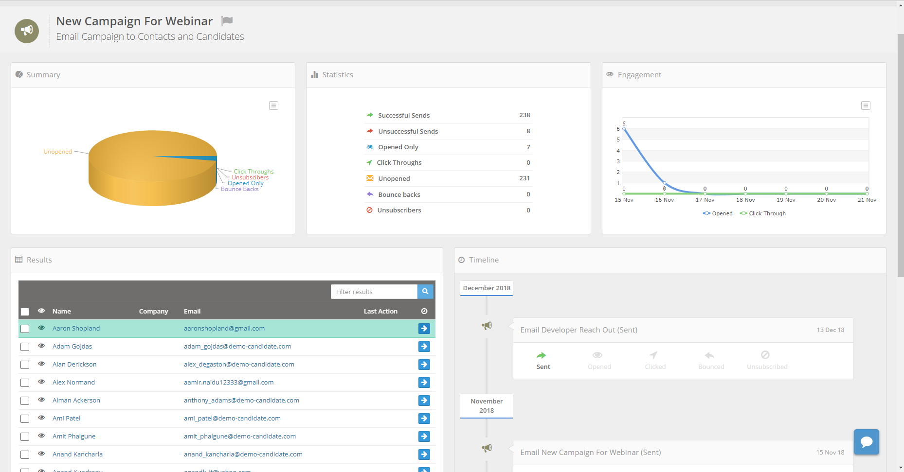 Email Campaign tool