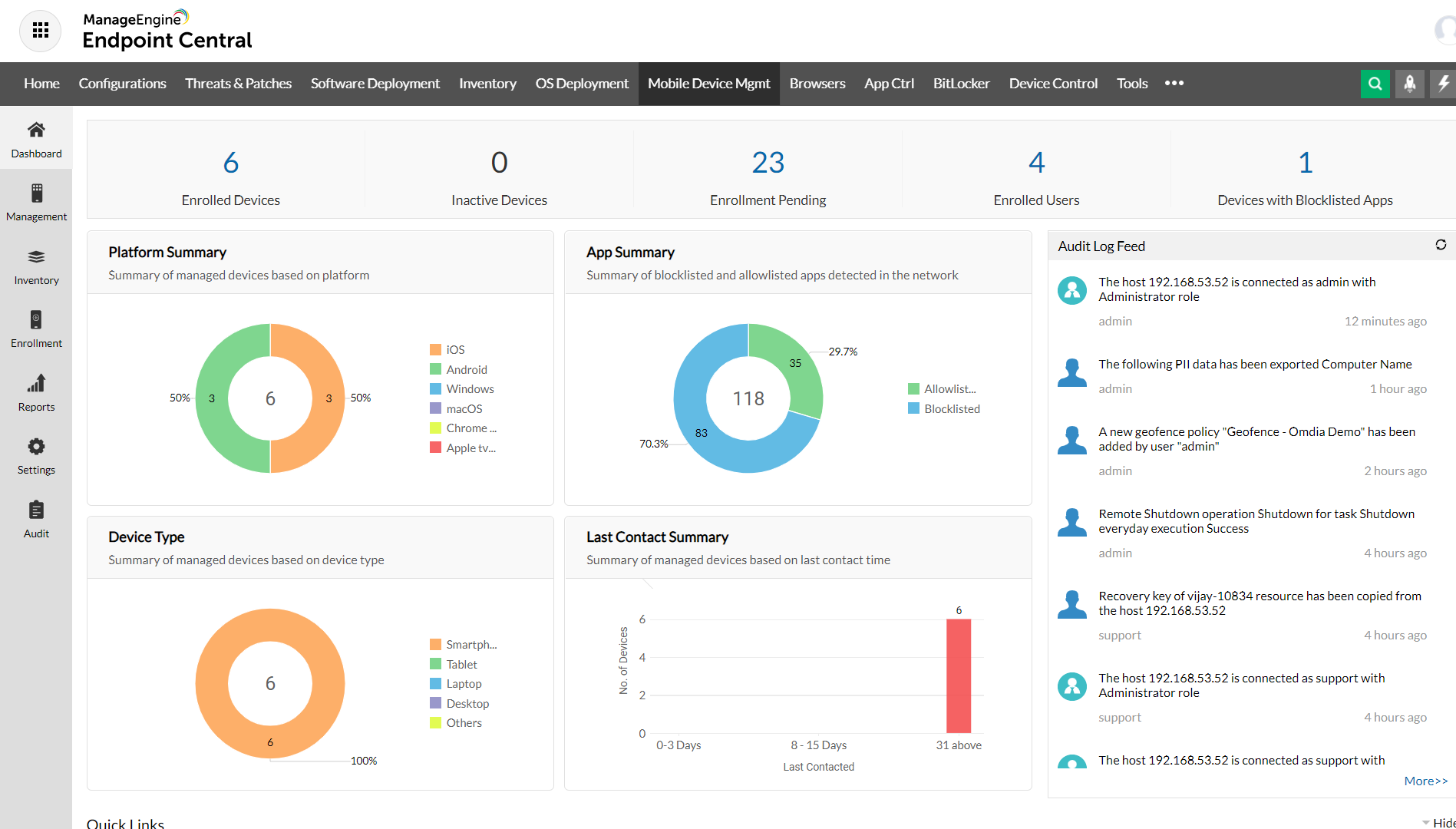 ManageEngine Endpoint Central