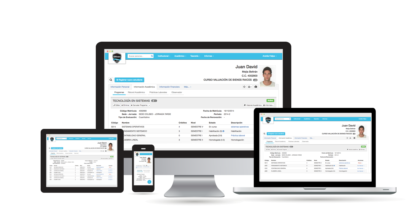 Q10 screenshot: Dispositivos