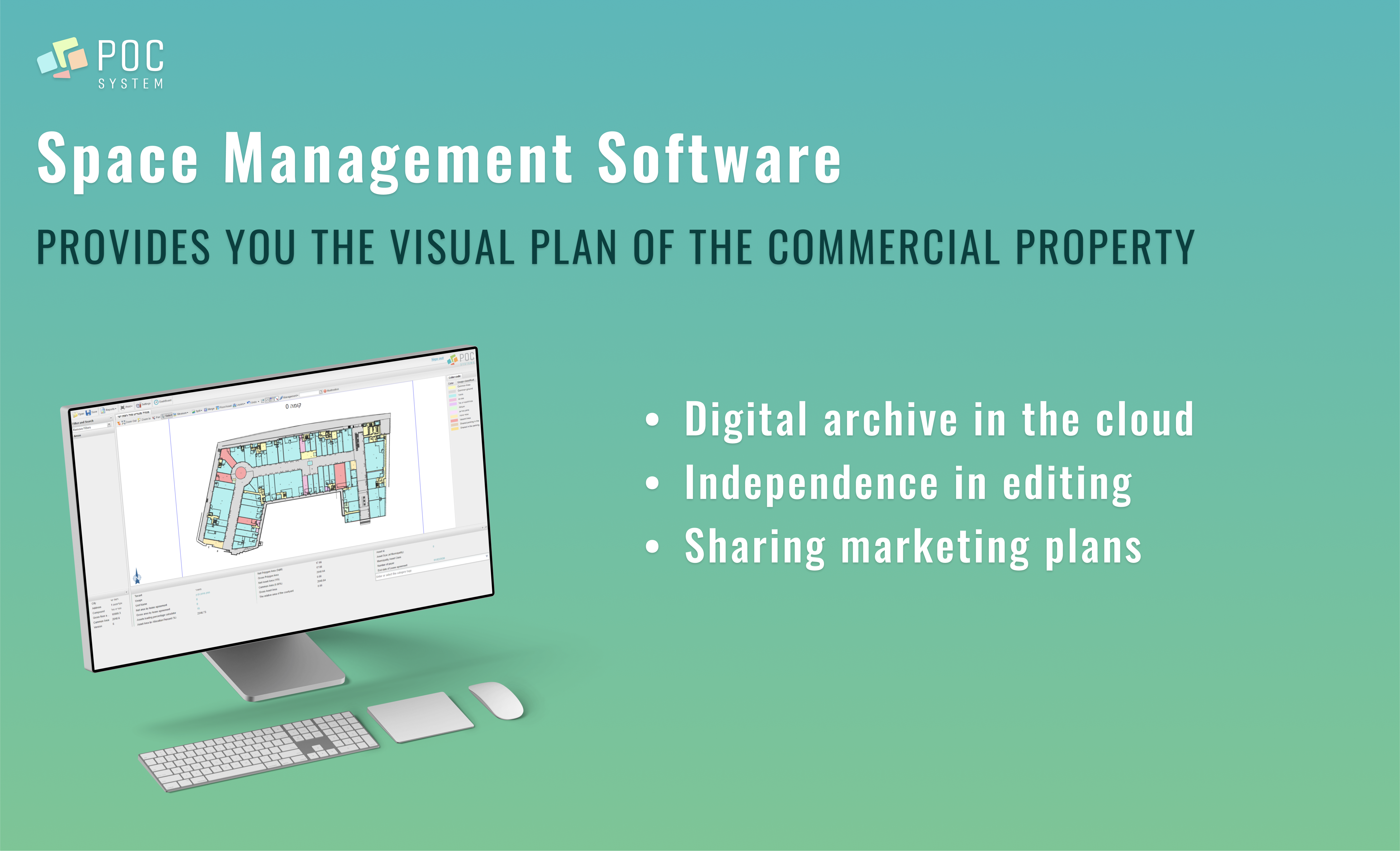 POC System screenshot: POC System – Space Management Software