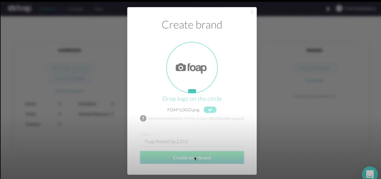 Foap creating brand