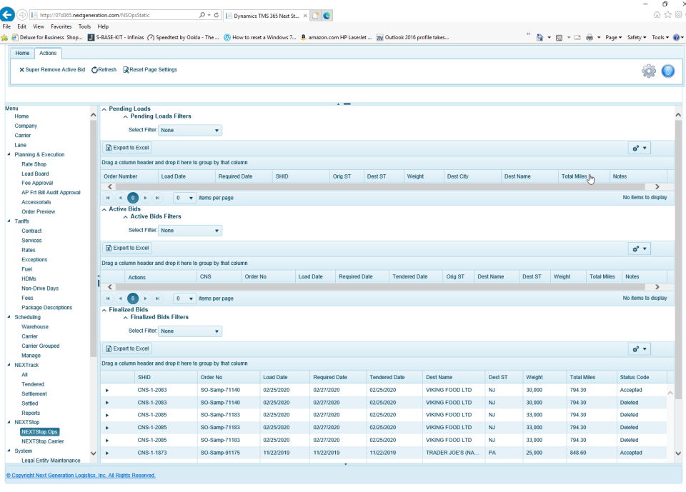 Dynamics TMS Software - 4
