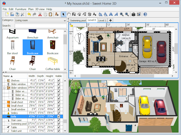 Sweet Home 3D Software - 1
