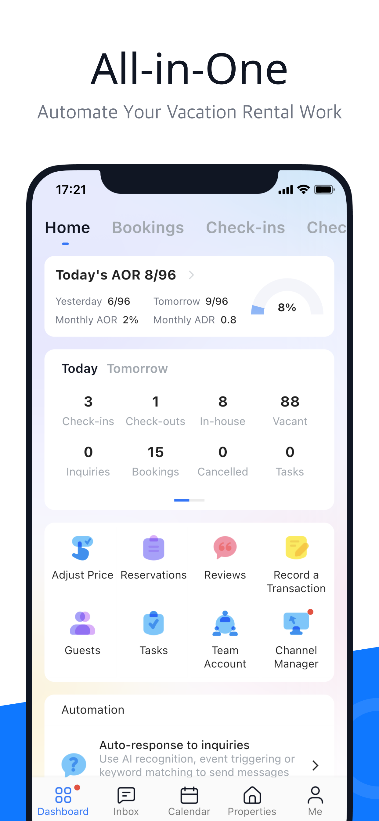 Hostex screenshot: Hostex is an All-In-One Software for your short term and vacation rentals