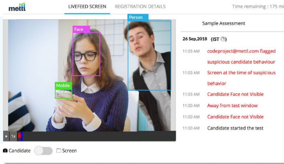Mercer | Mettl Examination Platform Software - AI Proctoring