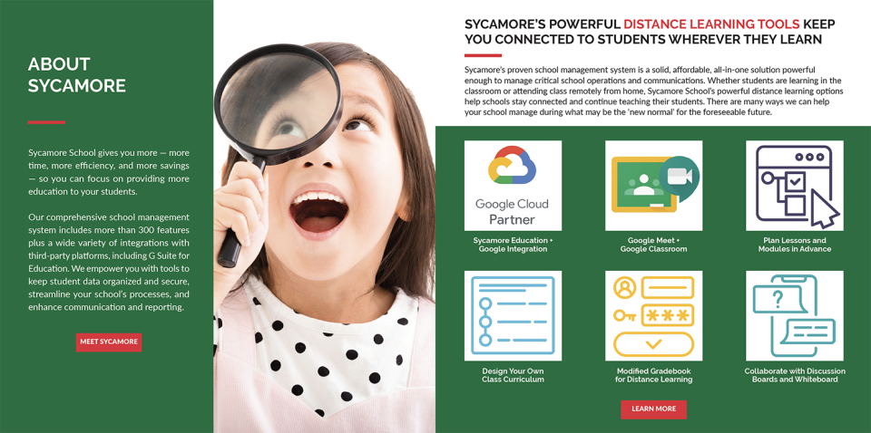 Sycamore School Software - 2
