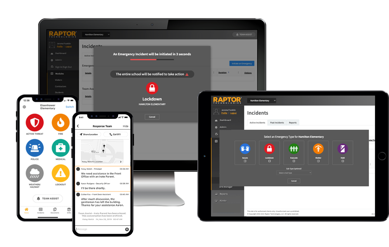 Raptor Emergency Management Software - 3