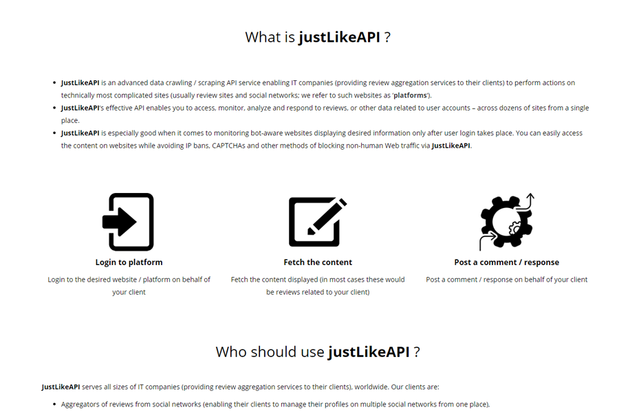 justLikeAPI Software - 2