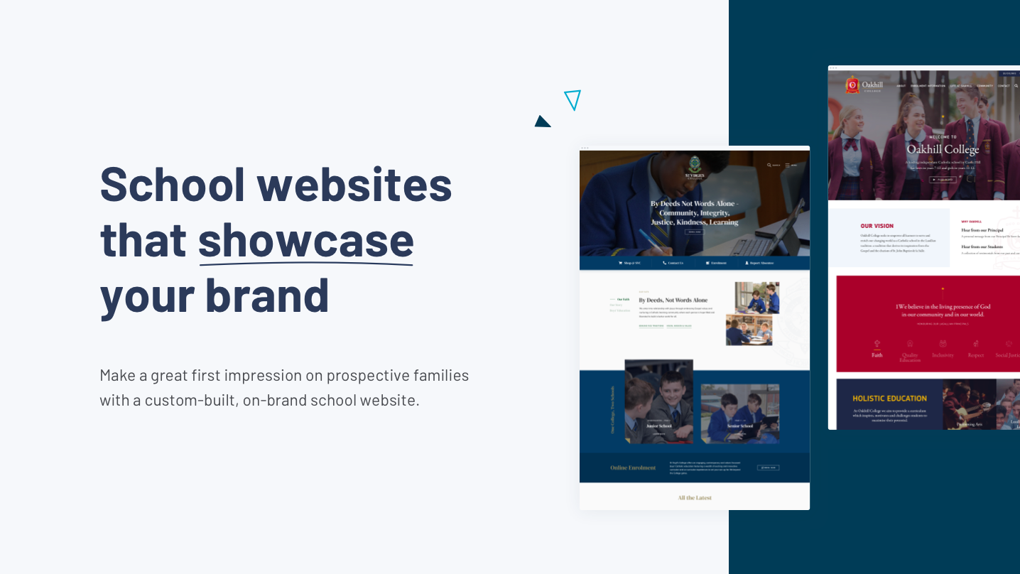 Digistorm Websites Software - School websites that showcase your brand