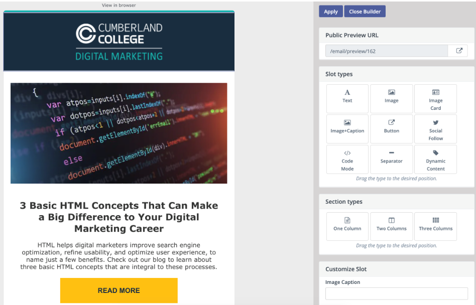 Email Builder