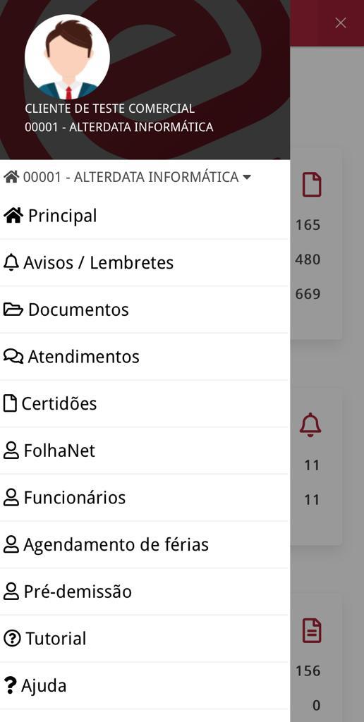Screen - e-Contador App