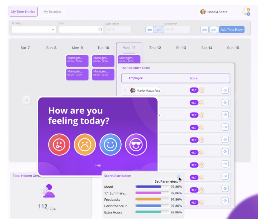 Avenue Engage screenshot: Avenue Engage overview.