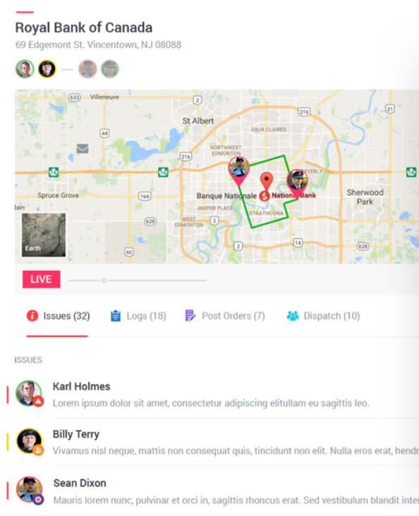 Novagems live location tracking