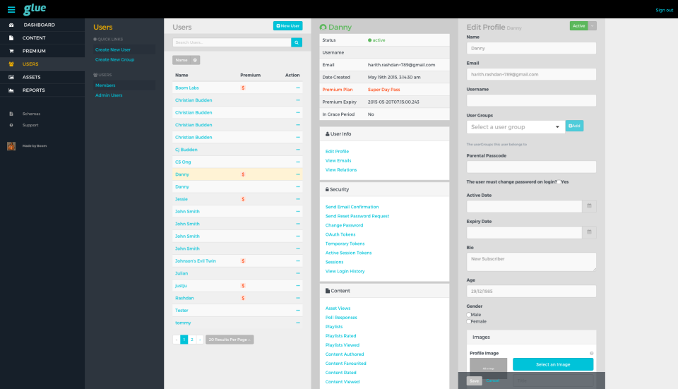 Glue Media Publishing System Software - 3