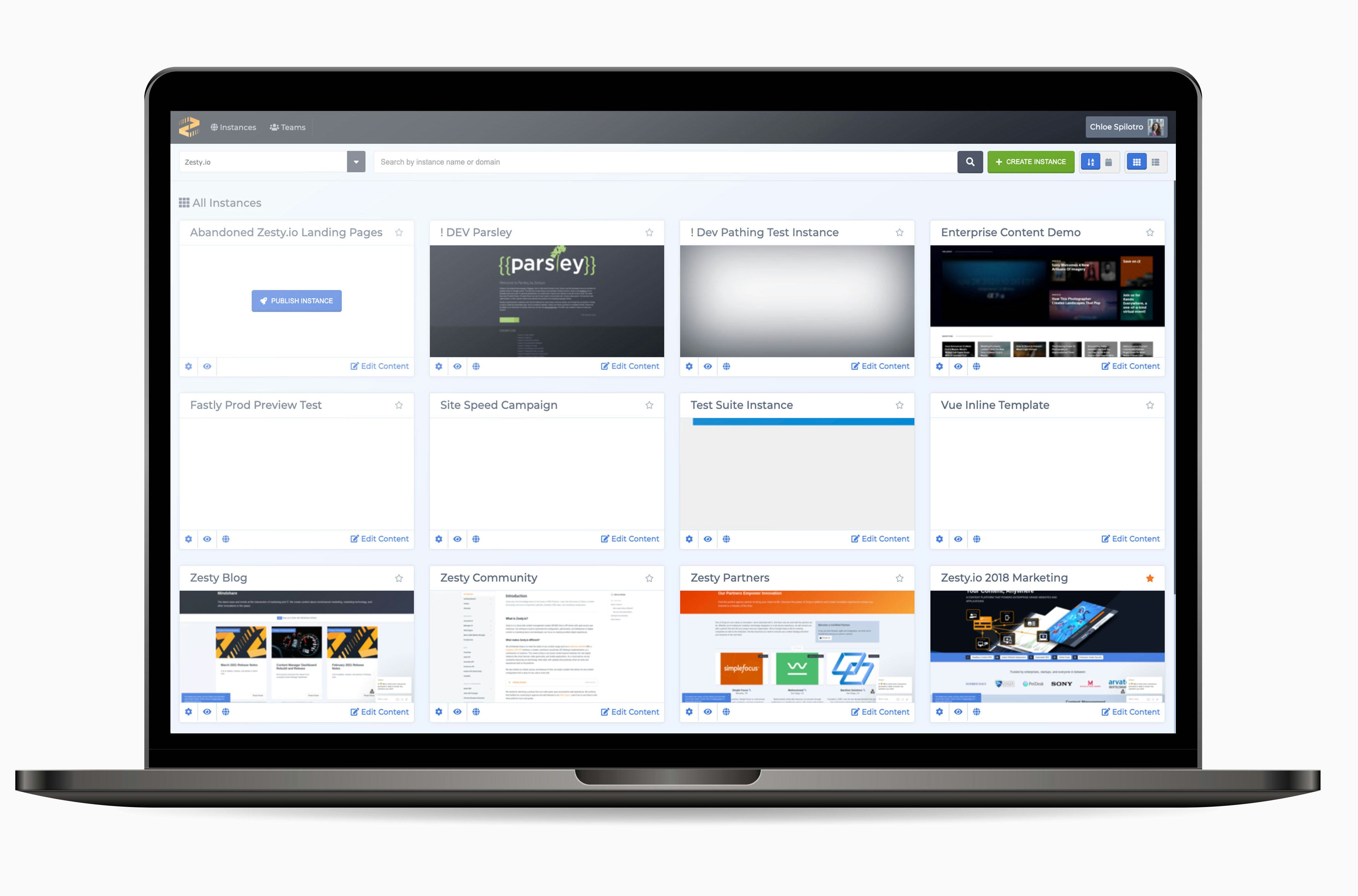 Zesty.io Logiciel - 2