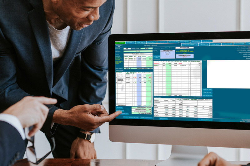 Contract Controller Software - Immediate job cost and WIP reporting with sales and purchase invoicing giving a detailed financial overview.